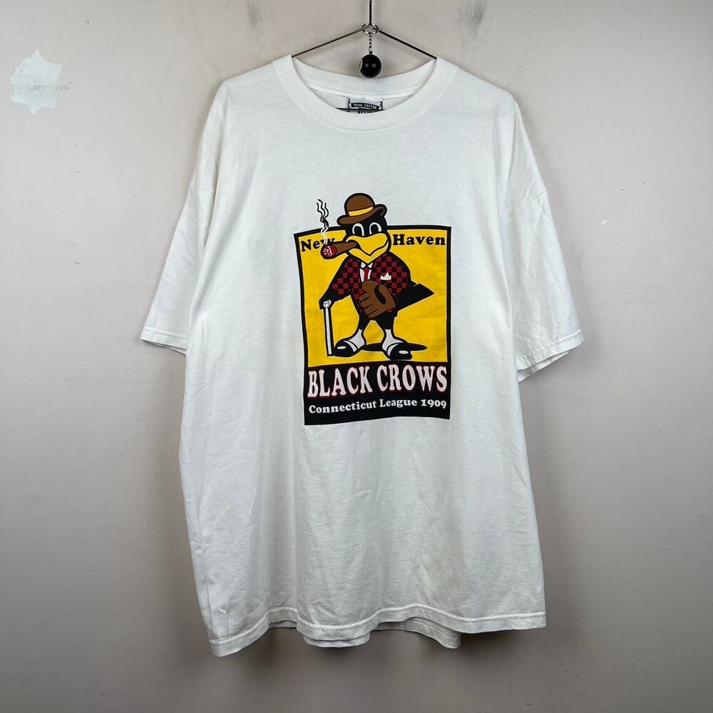 Vintage 90s Black Crowes Connecticut League baseball tee shirt XXL
